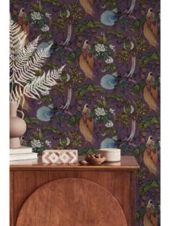 Holden D??cor Songbird Wallpaper - Plum 10 Holden D??cor Songbird Wallpaper - Plum -Oleu Furniture Shop VMQBL SQ4 0000000099 N A SLd1