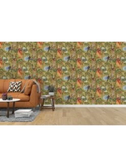 Holden D??cor Songbird Wallpaper - Ochre -Oleu Furniture Shop VMQBM SQ4 0000000099 N A SLd1