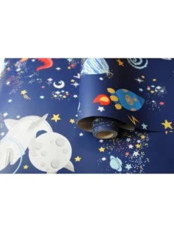 Holden D??cor Space Animals Wallpaper - Navy -Oleu Furniture Shop VMQBY SQ5 0000000099 N A SLd2