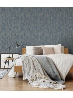 Holden D??cor Industrial Texture Wallpaper - Navy 9 Holden D??cor Industrial Texture Wallpaper - Navy -Oleu Furniture Shop VMQC0 SQ3 0000000099 N A SLd