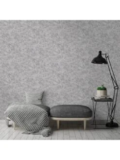 Holden D??cor Obsidian Wallpaper - Silver/Grey -Oleu Furniture Shop VMQC3 SQ3 0000000099 N A SLd