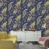 Holden D??cor Menali Wallpaper - Navy -Oleu Furniture Shop VMQCG SQ1 0000000099 N A RSr