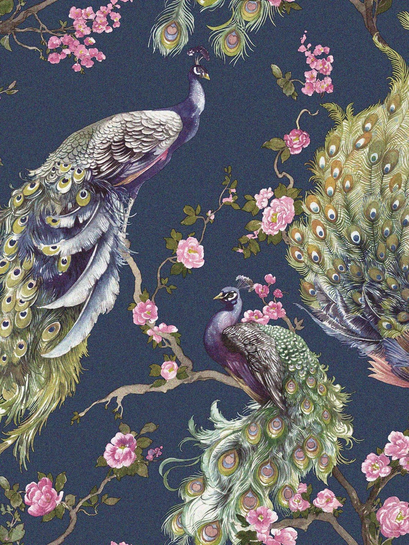 Holden D??cor Menali Wallpaper - Navy 4 Holden D??cor Menali Wallpaper - Navy - Image 2