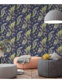 Holden D??cor Menali Wallpaper - Navy 9 Holden D??cor Menali Wallpaper - Navy -Oleu Furniture Shop VMQCG SQ3 0000000099 N A SLd
