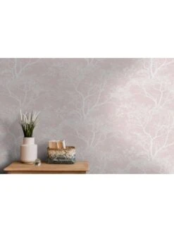 Holden D??cor Whispering Trees Wallpaper - Dusky Pink -Oleu Furniture Shop VMQCI SQ4 0000000099 N A SLd1