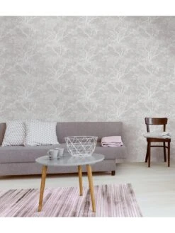 Holden D??cor Whispering Trees Wallpaper - Grey -Oleu Furniture Shop VMQCJ SQ4 0000000099 N A SLd1