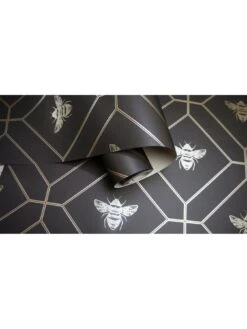 Holden D??cor Honeycomb Bee Wallpaper - Charcoal/gold 13 Holden D??cor Honeycomb Bee Wallpaper - Charcoal/gold -Oleu Furniture Shop VMQCQ SQ6 0000000099 N A SLd3