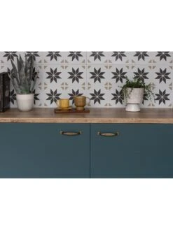 D-C-Fix Vivid Stars Dc Fix Self Adhesive Vinyl Wall Tiles -30.5cm X 30.5cm (pack 6 Tiles = 0.56sqm) -Oleu Furniture Shop VMRCF SQ4 0000000099 N A SLd1