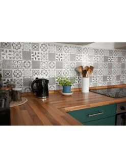 D-C-Fix Oriental Dc Fix Self Adhesive Vinyl Wall Tiles -30.5cm X 30.5cm (pack 6 Tiles = 0.56sqm)