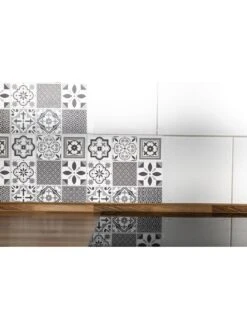 D-C-Fix Oriental Dc Fix Self Adhesive Vinyl Wall Tiles -30.5cm X 30.5cm (pack 6 Tiles = 0.56sqm) -Oleu Furniture Shop VMRCG SQ5 0000000099 N A SLd2