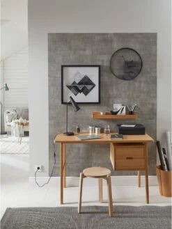 D-C-Fix Solid Concrete Dc Fix Self Adhesive Vinyl Wall Tiles -30.5cm X 30.5cm (pack 6 Tiles = 0.56sqm) -Oleu Furniture Shop VMRCH SQ4 0000000099 N A SLd1