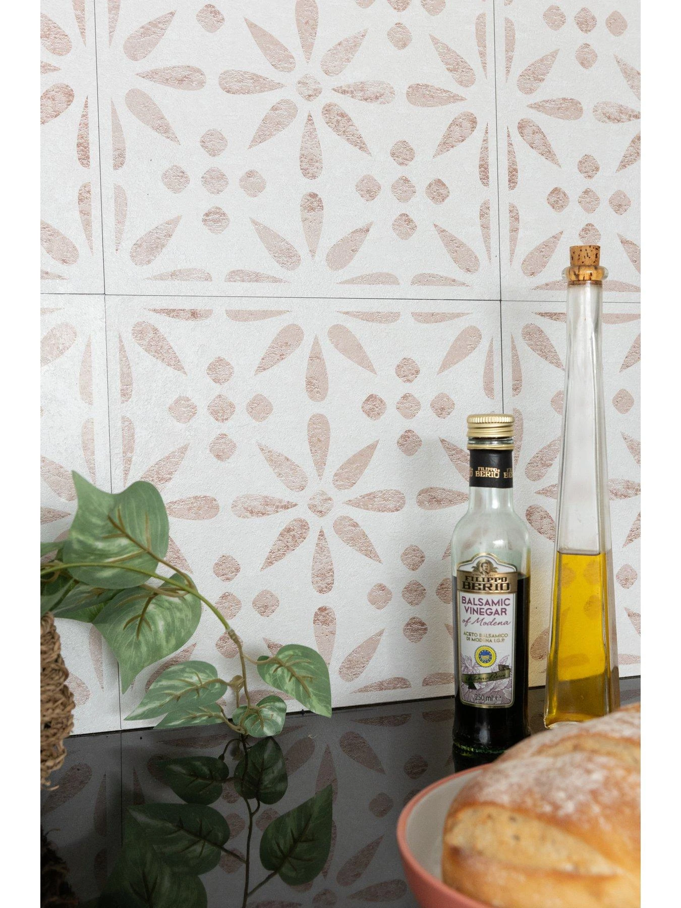 D-C-Fix Vintage Flowers Dc Fix Self Adhesive Vinyl Wall Tiles -30.5cm X 30.5cm (pack 6 Tiles = 0.56sqm) 3 D-C-Fix Vintage Flowers Dc Fix Self Adhesive Vinyl Wall Tiles -30.5cm X 30.5cm (pack 6 Tiles = 0.56sqm)