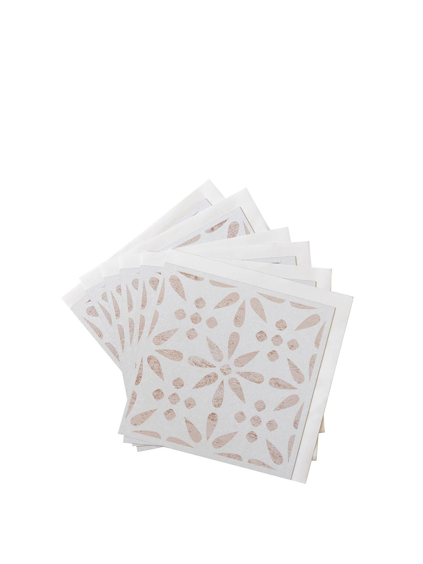 D-C-Fix Vintage Flowers Dc Fix Self Adhesive Vinyl Wall Tiles -30.5cm X 30.5cm (pack 6 Tiles = 0.56sqm) 4 D-C-Fix Vintage Flowers Dc Fix Self Adhesive Vinyl Wall Tiles -30.5cm X 30.5cm (pack 6 Tiles = 0.56sqm) - Image 2