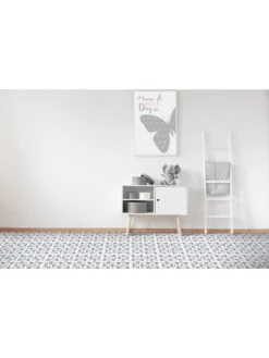 D-C-Fix Cubia Pattern Dc Fix Self Adhesive Vinyl Floor Tiles -30.48cm X 30.48cm (pack 11 Tiles = 1sqm) -Oleu Furniture Shop VMRCX SQ6 0000000099 N A SLd3