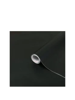 D-C-Fix Matt Black Self-Adhesive Vinyl Wrap Film - 67.5cm X 15m
