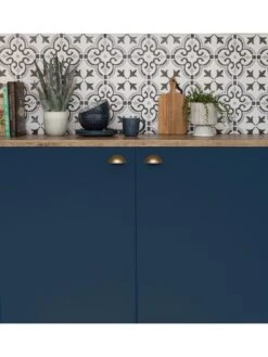 D-C-Fix Matt Midnight Navy Self-Adhesive Vinyl Wrap Film – Contains Five 67.5 X 200 Cm Rolls -Oleu Furniture Shop VMRDT SQ4 0000000099 N A SLd1