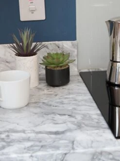 D-C-Fix Marble Romeo Grey Self Adhesive Vinyl Wrap Film - 90cm X 2.1m