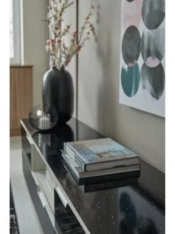 D-C-Fix Black Granite Quartz Self-Adhesive Vinyl Wrap Film – Contains One 90 X 210 Cm Roll -Oleu Furniture Shop VMREA SQ4 0000000099 N A SLd1