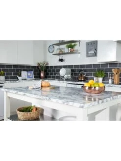 D-C-Fix Marble White Self-Adhesive Vinyl Wrap Film – Contains Five 67.5 X 200 Cm Rolls -Oleu Furniture Shop VMREF SQ4 0000000099 N A SLd1