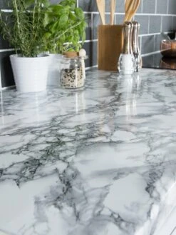 D-C-Fix Marble White Self-Adhesive Vinyl Wrap Film