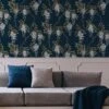 Superfresco Easy Wisteria Wallpaper - Navy