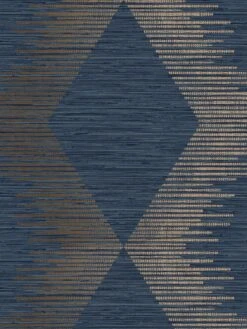 Superfresco Easy Serenity Geo Wallpaper - Navy/copper -Oleu Furniture Shop VMRHQ SQ4 0000000020 BLUE SLd1