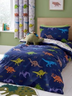 Catherine Lansfield Prehistoric Dinosaurs Natural Duvet Cover Set -Oleu Furniture Shop VMRJY SQ3 0000000003 NATURAL SLd
