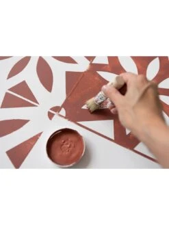 D-C-Fix Daisy Reusable Tile Stencil - 30 x 30 cm -Oleu Furniture Shop VMRN1 SQ3 0000000099 N A SLd1