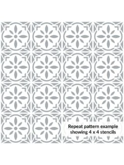 D-C-Fix Juliette Reusable Tile Stencil - 45 x 45 Cm -Oleu Furniture Shop VMRNC SQ7 0000000099 N A SLd5