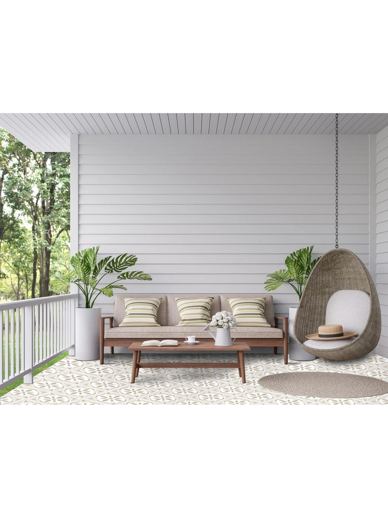 D-C-Fix Victoriana Reusable Tile Stencil - 60cm X 60cm 8 D-C-Fix Victoriana Reusable Tile Stencil - 60cm X 60cm - Image 6