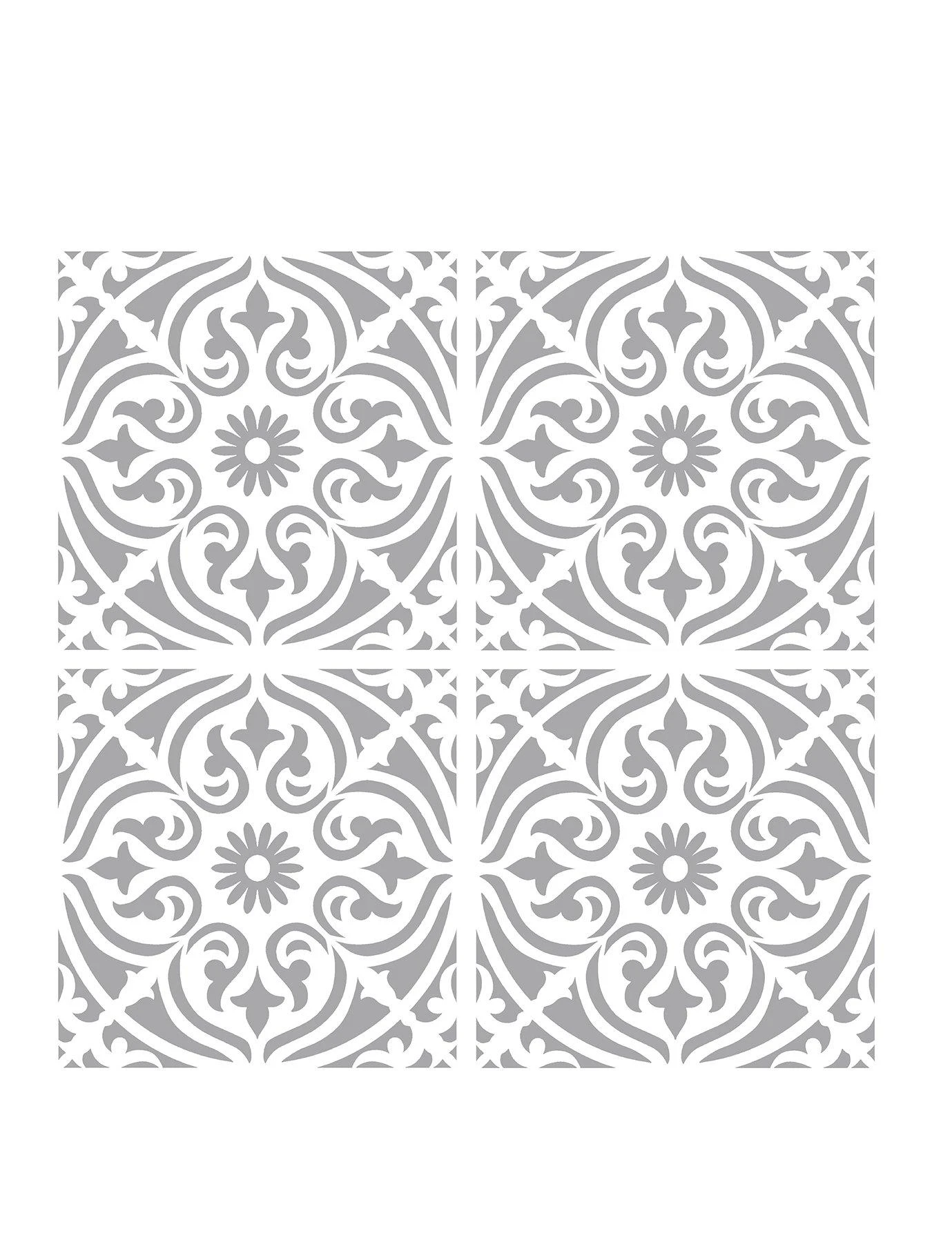 D-C-Fix Henley Reusable Tile Stencil - 60 X 60 cm 3 D-C-Fix Henley Reusable Tile Stencil - 60 X 60 cm