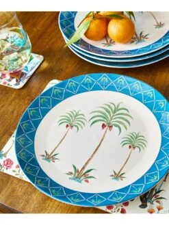 Joe Browns Perfect Palm Set Of 4 Dinner Plates -Oleu Furniture Shop VN7SM SQ2 0000000088 NO COLOR SLd