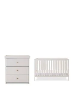 Obaby Evie 2 Piece Furniture Room Set - White -Oleu Furniture Shop VNGFM SQ2 0000000013 WHITE SLf