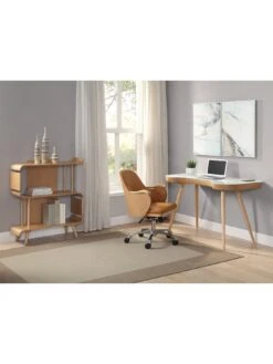 Jual San Francisco Executive Curve Desk -Oleu Furniture Shop VNGUT SQ4 0000000006 OAK SLd1