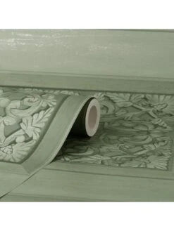 Fine Décor Carved Panel Wallpaper - Sage 11 Fine Décor Carved Panel Wallpaper - Sage -Oleu Furniture Shop VNM9V SQ4 0000000099 N A SLd1