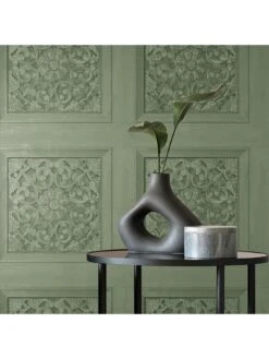 Fine Décor Carved Panel Wallpaper - Sage 12 Fine Décor Carved Panel Wallpaper - Sage -Oleu Furniture Shop VNM9V SQ5 0000000099 N A SLd2