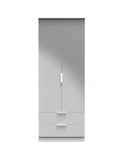 SWIFT Adair Ready Assembled 2 Door 2 Drawer Wardrobe