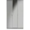 SWIFT Adair Ready Assembled 3 Door Mirrored Wardrobe -Oleu Furniture Shop VNOET SQ2 0000000563 GREY GLOSS SLf