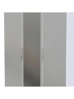 SWIFT Adair Ready Assembled 3 Door Mirrored Wardrobe 9 SWIFT Adair Ready Assembled 3 Door Mirrored Wardrobe -Oleu Furniture Shop VNOET SQ4 0000000563 GREY GLOSS SLd