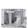 Lloyd Pascal Groove Slim Line Laundry Bin -Oleu Furniture Shop VNOF4 SQ1 0000000005 GREY SLf