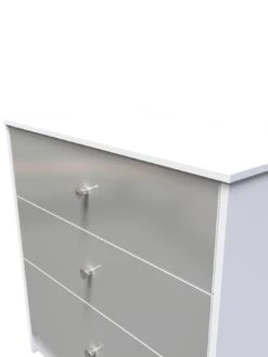 SWIFT Verity Ready Assembled 3 Drawer Deep Chest 9 SWIFT Verity Ready Assembled 3 Drawer Deep Chest -Oleu Furniture Shop VNOF7 SQ4 0000000563 GREY GLOSS SLd