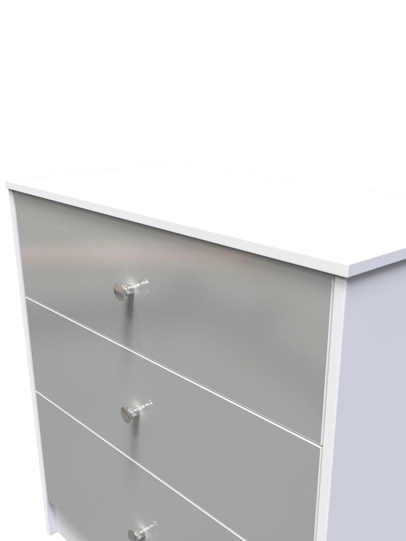 SWIFT Verity Ready Assembled 3 Drawer Deep Chest 5 SWIFT Verity Ready Assembled 3 Drawer Deep Chest - Image 3