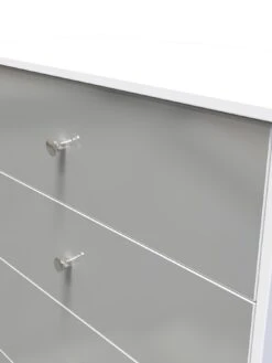 SWIFT Verity Ready Assembled 4 Drawer Deep Chest 9 SWIFT Verity Ready Assembled 4 Drawer Deep Chest -Oleu Furniture Shop VNOF8 SQ4 0000000563 GREY GLOSS SLd