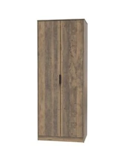 SWIFT Emerson Ready Assembled 2 Door Wardrobe 10 SWIFT Emerson Ready Assembled 2 Door Wardrobe -Oleu Furniture Shop VNOFD SQ3 0000014817 VINTAGE OAK SLa