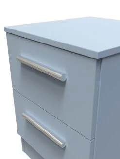 SWIFT Logan Ready Assembled 2 Drawer Bedside - Wireless Charging 10 SWIFT Logan Ready Assembled 2 Drawer Bedside - Wireless Charging -Oleu Furniture Shop VNOFT SQ5 0000000020 BLUE SLd1