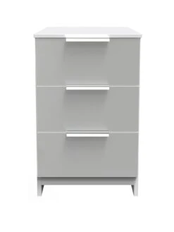 SWIFT Adair Ready Assembled 3 Drawer Bedside Cabinet