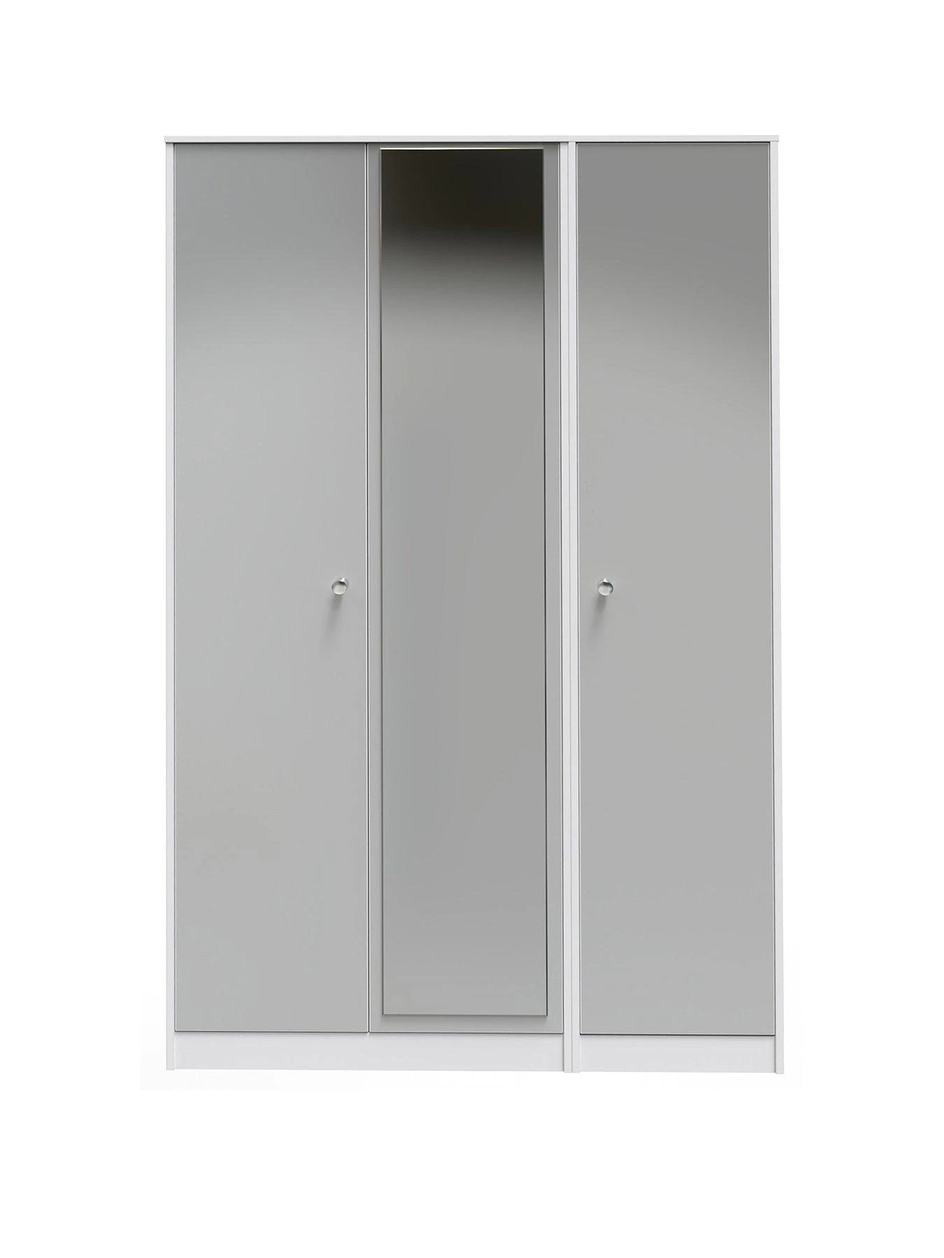 SWIFT Verity Part Assembled 3 Door Mirrored Wardrobe 3 SWIFT Verity Part Assembled 3 Door Mirrored Wardrobe