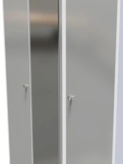 SWIFT Verity Part Assembled 3 Door Mirrored Wardrobe 9 SWIFT Verity Part Assembled 3 Door Mirrored Wardrobe -Oleu Furniture Shop VNOGQ SQ4 0000000563 GREY GLOSS SLd