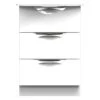 SWIFT Alva Ready Assembled 3 Drawer Bedside