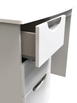 SWIFT Alva Ready Assembled Gloss Dressing Table -Oleu Furniture Shop VNOGY SQ6 0000000559 WHITE GLOSS SLd2